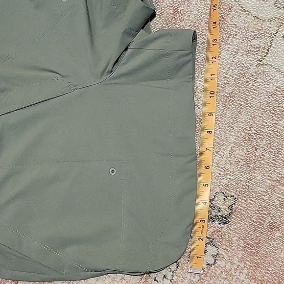 The American Outdoors for Women Green Elastic Waist SPF 30 Shorts Hiking Size XL - Picture 13 of 13